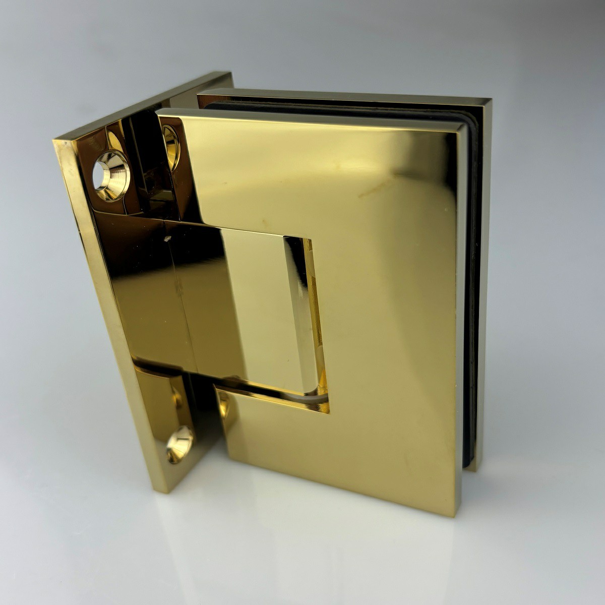 Glass to Wall T shape hinge - PVD Gold 